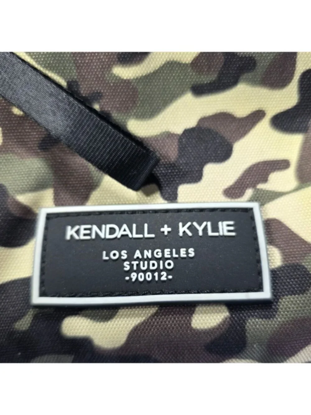 Kendall + Kylie Mini Backpack Camo Adj Straps Lightweight Polyester Casual Bag